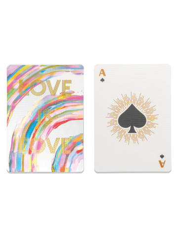 DESIGNWORKS INK ® Kartenspiel "Love Is Love" in Bunt