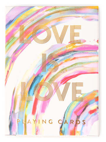DESIGNWORKS INK ® Kartenspiel "Love Is Love" in Bunt