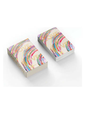 DESIGNWORKS INK ® Kartenspiel "Love Is Love" in Bunt