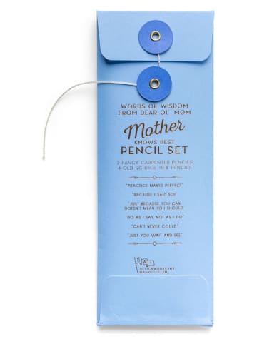 DESIGNWORKS INK ® 6er-Set: Bleistifte "Mother Knows Best" in Bunt