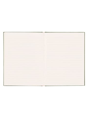 DESIGNWORKS INK ® Notitieboek "Snake" crème/geel - (L)19,7 x (B)15,2 cm