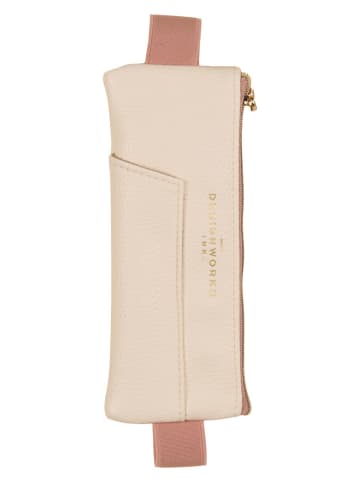 DESIGNWORKS INK ® Federmäppchen in Creme/ Taupe - (L)18 x (B)5,5 cm
