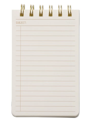 DESIGNWORKS INK ® 2-delige set: notitieboeken "For Fox Sake" lichtroze/groen - (L)14 x (B)9 cm