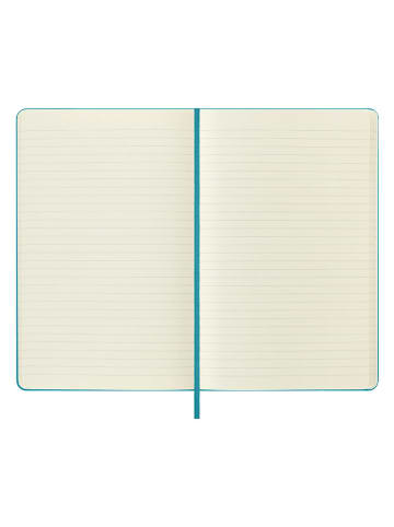 Moleskine Gelinieerd notitieboek turquoise - (B)13 x (H)21 cm