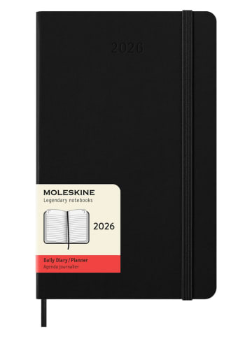 Moleskine Planer tygodniowy "2026" w kolorze czarnym - 13 x 21 cm
