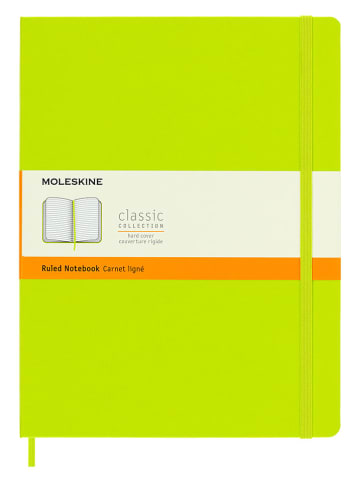 Moleskine Gelinieerd notitieboek limoengroen - (B)19 x (H)25 cm