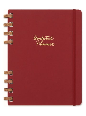 Moleskine Spiral-Kalender in Rot - (B)20,4 x (H)25,2 cm