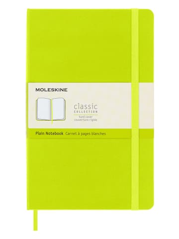 Moleskine Blanko Notizbuch in Limette - (B)13 x (H)21 cm