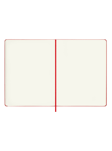 Moleskine Blanco notitieboek rood - (B)19 x (H)25 cm