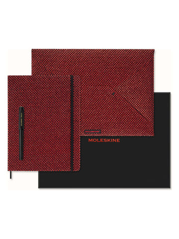 Moleskine 3tlg. Geschenkset "Hol Shine" in Rot