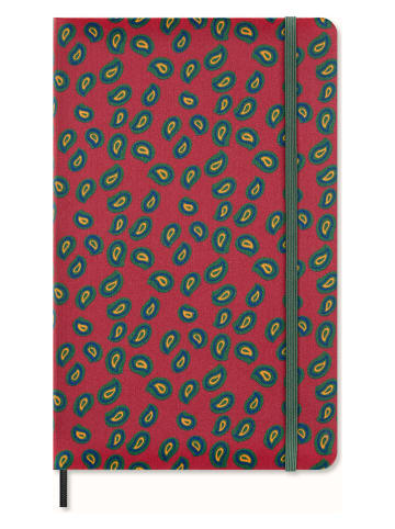 Moleskine Notatnik ''Le Professional'' w kolorze czerwono-zielonym - 13 x 21 cm