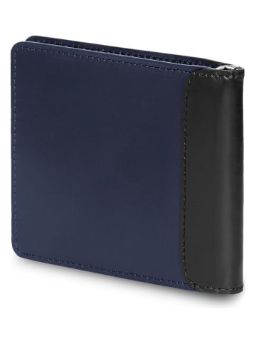 Moleskine Leren pasetui "Classic" donkerblauw - (B)9 x (H)11 x (D)1,5 cm