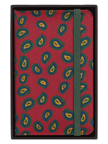 Moleskine Blanco notitieboek "Le Professional'' rood/groen - (B)6,5 x (H)10,5 cm