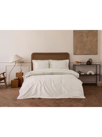 Colourful Cotton Satin-Bettwäsche-Set "Elegant" in Beige