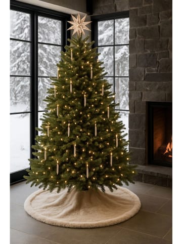 ABERTO DESIGN Weihnachtsbaum-Teppich in Beige