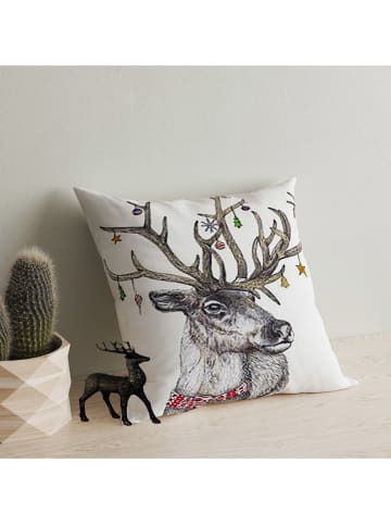 ABERTO DESIGN Kissen in Weiß/ Bunt