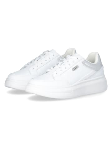 Liu Jo Skórzane sneakersy w kolorze białym