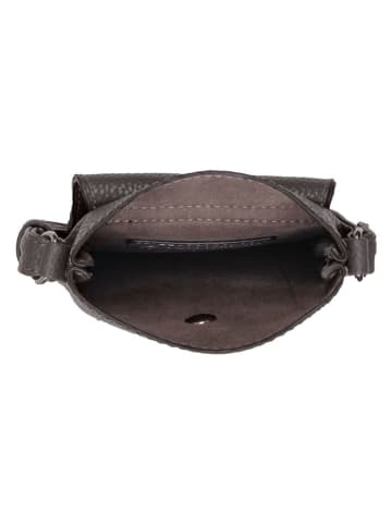 Tom Tailor Handytasche "Elis" in Anthrazit - (B)12 x (H)19 x (T)3 cm