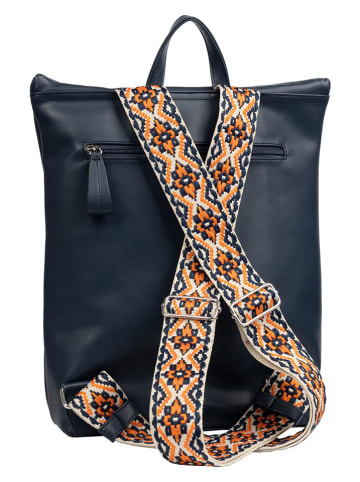 Tom Tailor Rucksack "Palina" in Dunkelblau - (B)34 x (H)39 x (T)11,5 cm