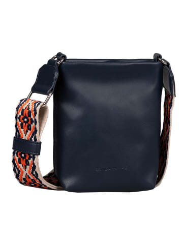 Tom Tailor Handytasche "Palina" in Dunkelblau - (B)15 x (H)19,5 x (T)5,5 cm