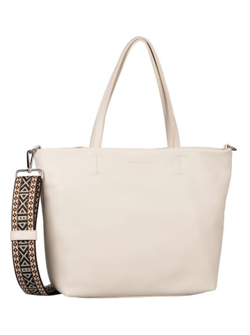 Tom Tailor Shopper "Palina" in Creme - (B)42 x (H)29 x (T)15 cm