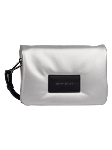 Tom Tailor Umhängetasche "Patti" in Silber - (B)23 x (H)16 x (T)6 cm