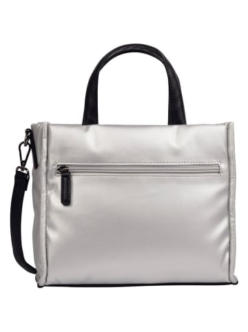 Tom Tailor Henkeltasche "Patti" in Silber - (B)25 x (H)21 x (T)9 cm