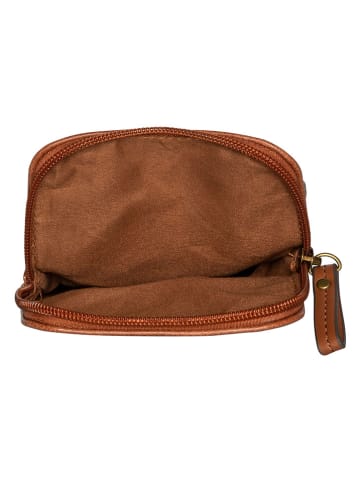 Tom Tailor Torebka "Rubiana" w kolorze jasnobrązowym na telefon - 11 x 18 x 2 cm