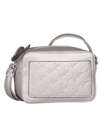 Tom Tailor Torebka "Wendi" w kolorze srebrnym - 20,5 x 13,5 x 8 cm