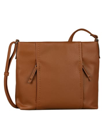 Tom Tailor Torebka "Beca" w kolorze jasnobrązowym - 35 x 29 x 9 cm