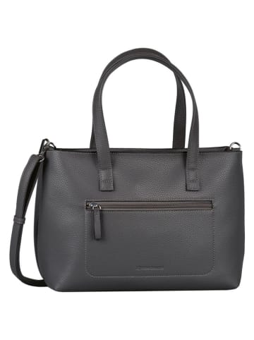 Tom Tailor Henkeltasche "Elis" in Anthrazit - (B)35 x (H)22 x (T)13 cm