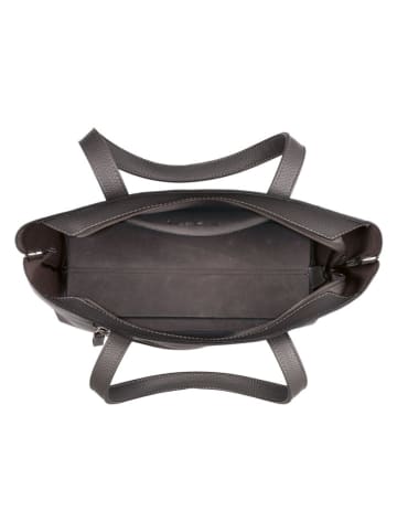 Tom Tailor Henkeltasche "Elis" in Anthrazit - (B)35 x (H)22 x (T)13 cm