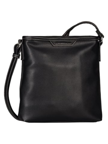Tom Tailor Umhängetasche "Leora" in Schwarz - (B)39 x (H)26,5 x (T)19 cm