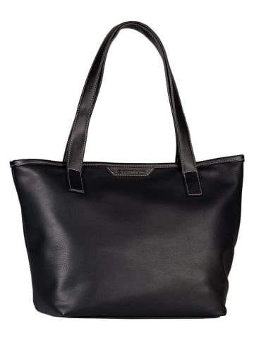 Tom Tailor Shopper bag "Leora" w kolorze czarnym - 39 x 26,5 x 19 cm