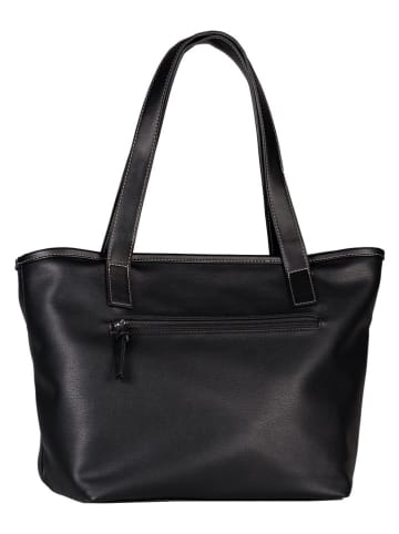 Tom Tailor Shopper bag "Leora" w kolorze czarnym - 39 x 26,5 x 19 cm