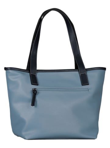 Tom Tailor Shopper bag "Leora" w kolorze błękitnym - 21 x 14 x 7 cm