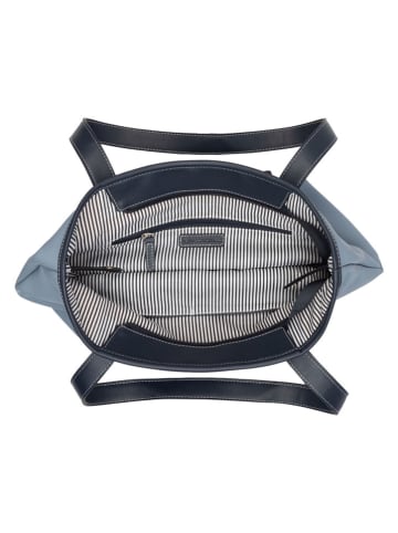 Tom Tailor Shopper "Leora" in Hellblau - (B)21 x (H)14 x (T)7 cm