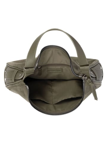 Tom Tailor Schultertasche "Lysa" in Khaki - (B)35 x (H)28 x (T)10 cm