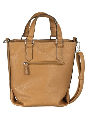 Tom Tailor Henkeltasche "Olive" in Hellbraun - (B)31,5 x (H)23 x (T)11 cm