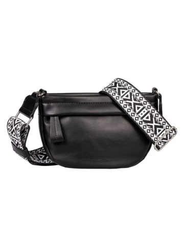 Tom Tailor Umhängetasche "Palina" in Schwarz - (B)25 x (H)15 x (T)6 cm
