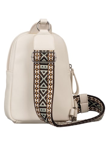 Tom Tailor Rucksack "Palina" in Creme - (B)16 x (H)22 x (T)5 cm