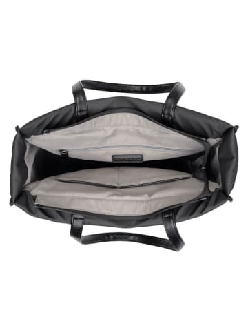 Tom Tailor Schultertasche "Patti" in Schwarz - (B)37 x (H)29,5 x (T)13,5 cm