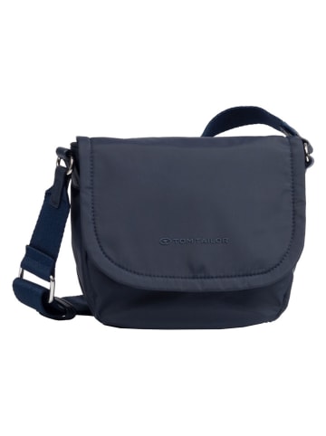 Tom Tailor Umhängetasche "Sansa" in Dunkelblau - (B)20 x (H)19 x (T)9 cm