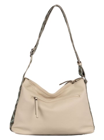 Tom Tailor Schultertasche "Donata" in Creme - (B)37 x (H)24 x (T)9 cm