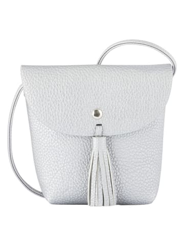 Tom Tailor Umhängetasche "Ida" in Silber - (B)17 x (H)16 x (T)4,5 cm