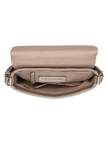 Tom Tailor Umhängetasche "Milla" in Gold - (B)22 x (H)16,5 x (T)6,5 cm