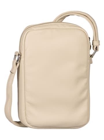 Tom Tailor Handytasche "Milla" in Creme - (B)14 x (H)22,5 x (T)4 cm