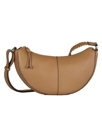 Tom Tailor Torebka "Neda" w kolorze jasnobrązowym - 36 x 19 x 12,5 cm