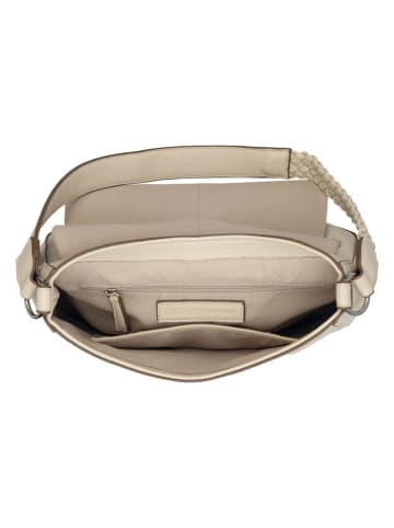 Tom Tailor Schultertasche "Neda" in Creme - (B)28 x (H)22 x (T)9 cm