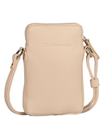 Tom Tailor Torebka "Taya" w kolorze beżowym na telefon - 12,5 x 20 x 3,5 cm